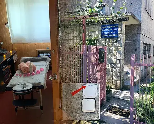 Zdjęcia domu i gabinet masażu